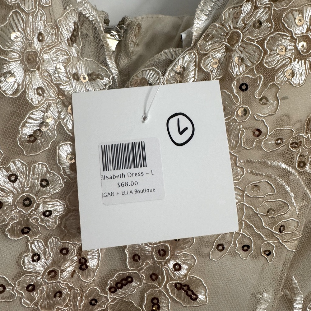 Shero beautiful sequin dress size large - Picture 3 of 4